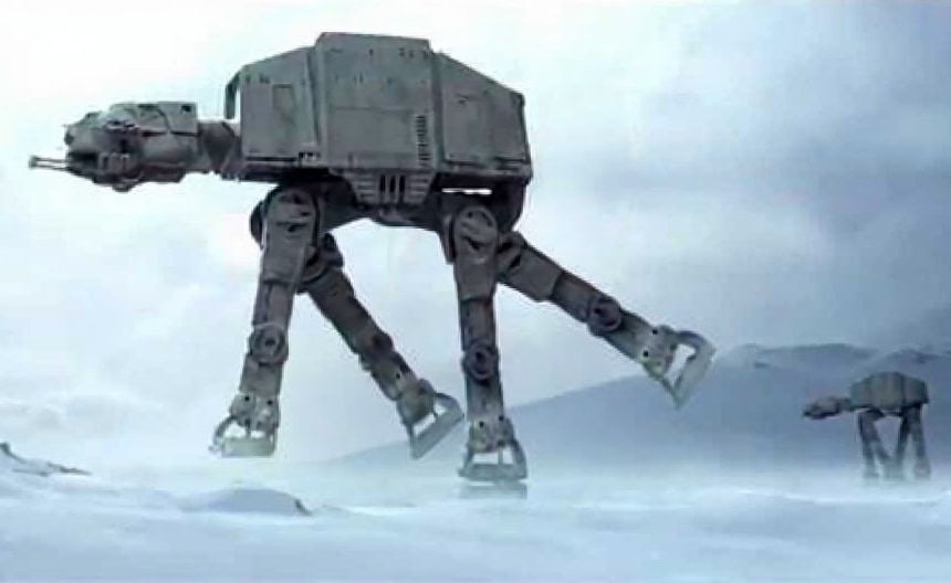 AT-AT Walker in nature - after